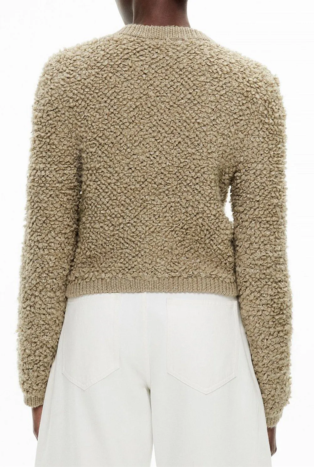 Knitted Fleece Cardigan