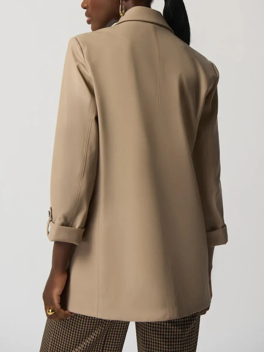 Camel Roll - Sleeve Single - Breasted Blazer