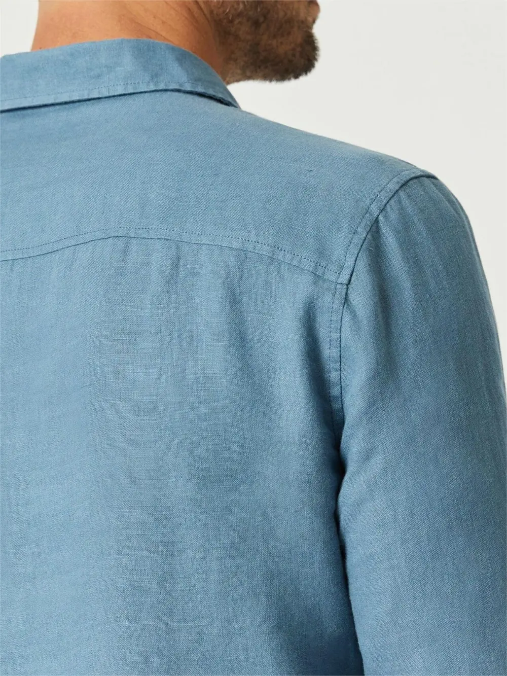 Light Blue Denim - Style Men's Shirt