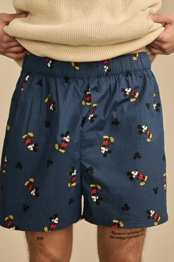 Elastic Waist Mickey Friends Printed Short