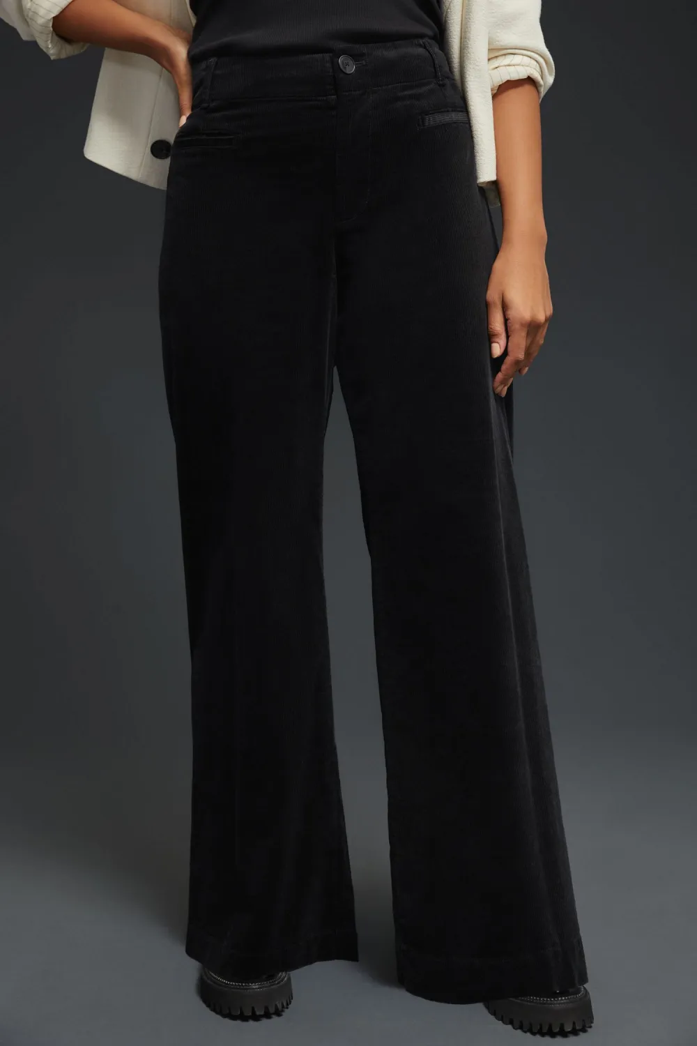 Colette Corduroy Wide-Leg Pants