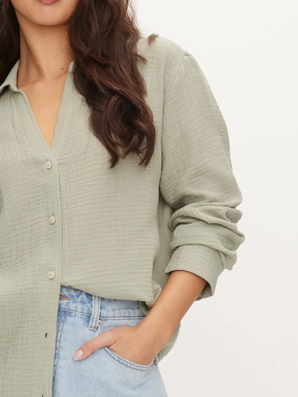 Casual Style Waffle Shirt