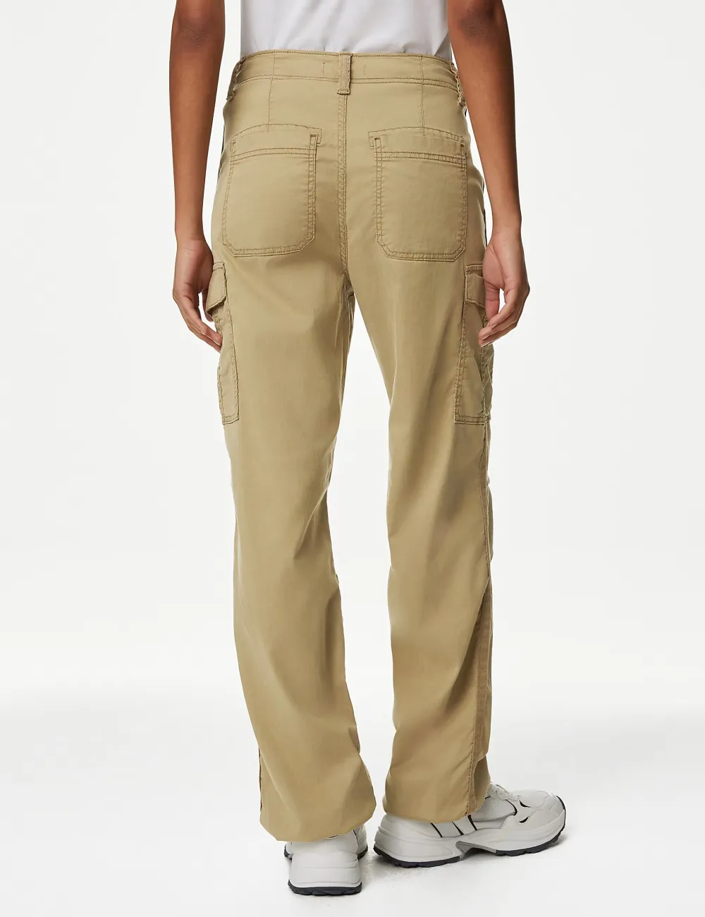Straight Leg Trousers with Pocket