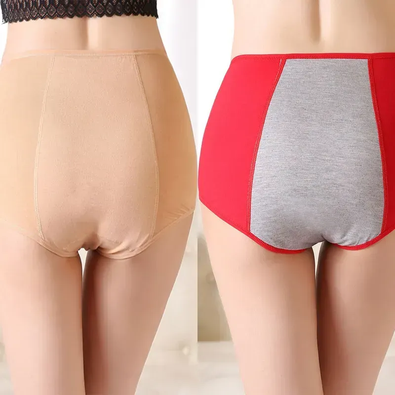 New Plus Size High Waist Leak Proof Panties Suitable For 110KG