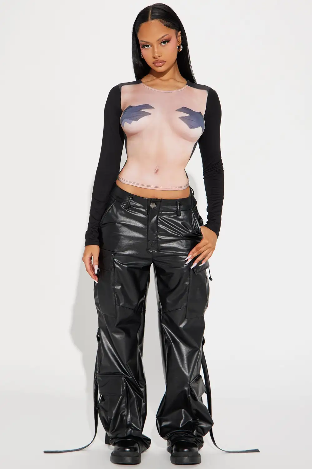 Play My Cards Right Top - Black