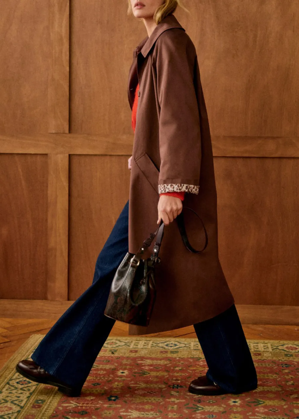 Choco  Oversized Trench Coat