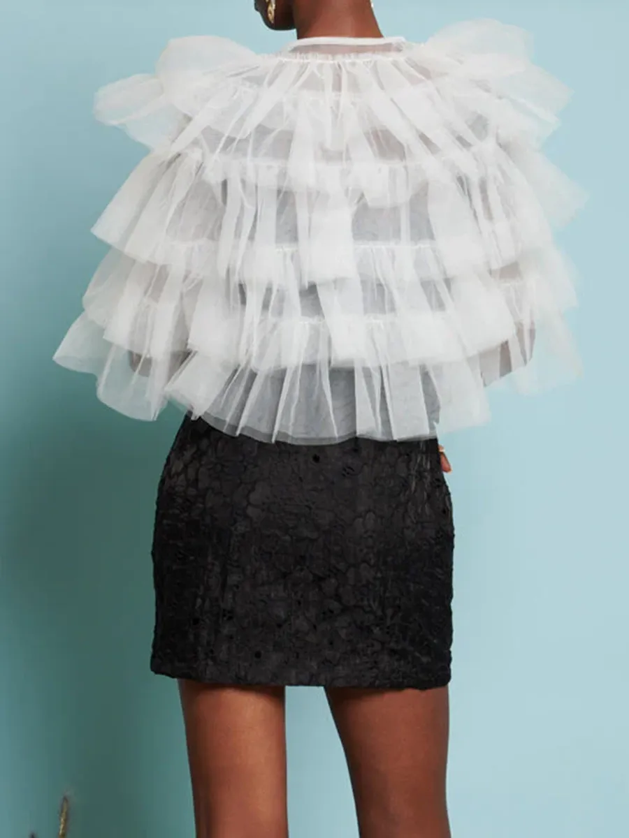 Casual Spell Tulle Bolero