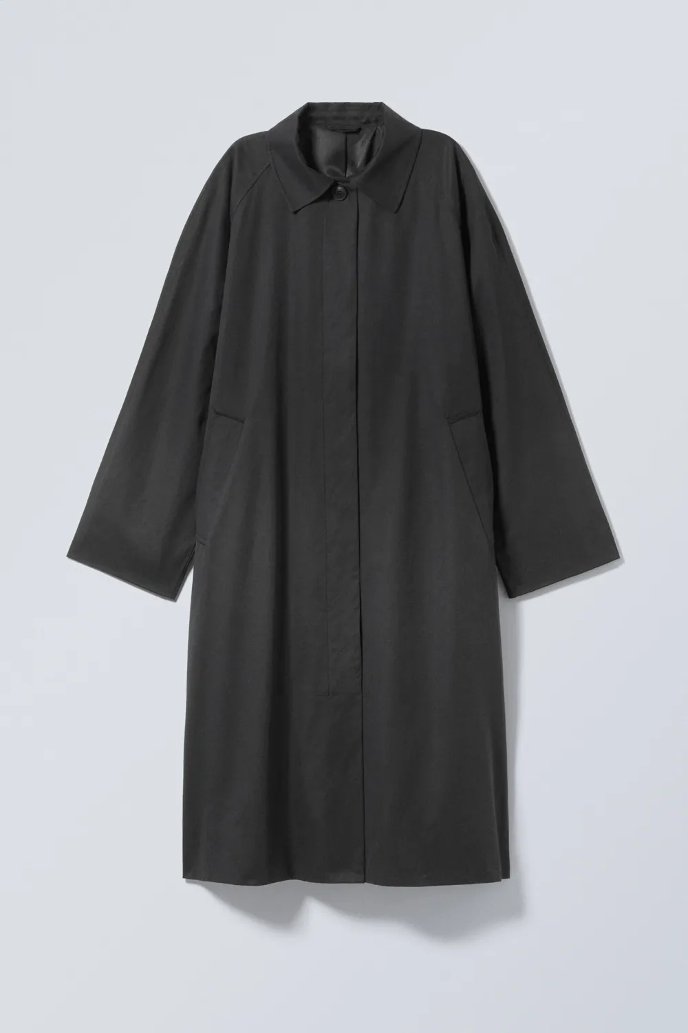 Oversized Raglan Sleeve Long Coat