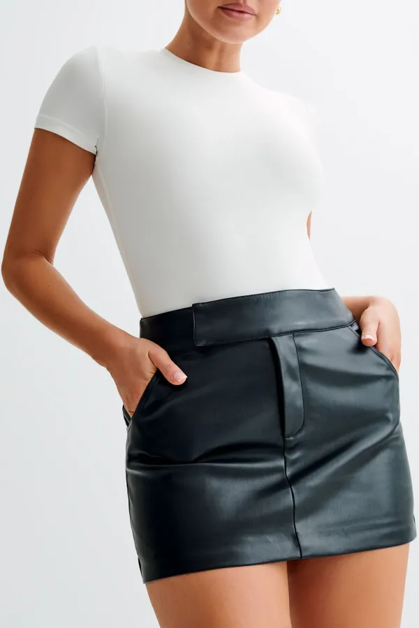 Daily Crew Neck Short Sleeve Bodysuit