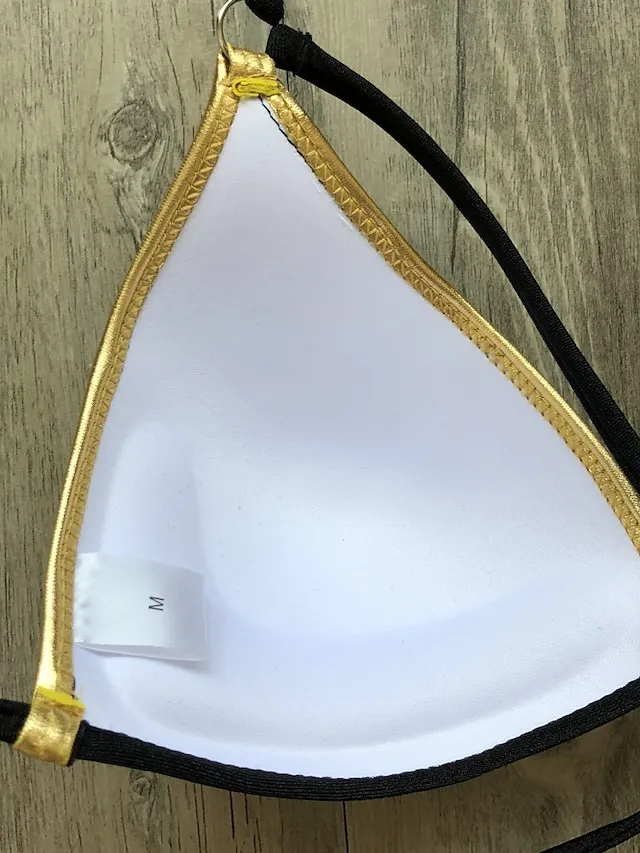 Women's Swimwear Bikini 2 Piece Normal Swimsuit Open Back Cut Out Sexy Leopard Color Block Leopard Print Black Pink Wine Dusty Rose Camisole Strap Bathing Suits New Vacation Sexy