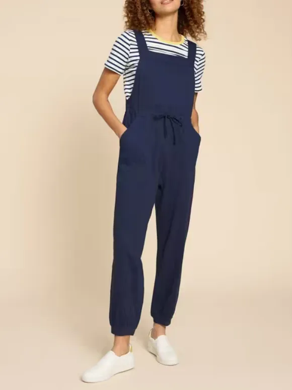 Casual Style Jersey Dungaree