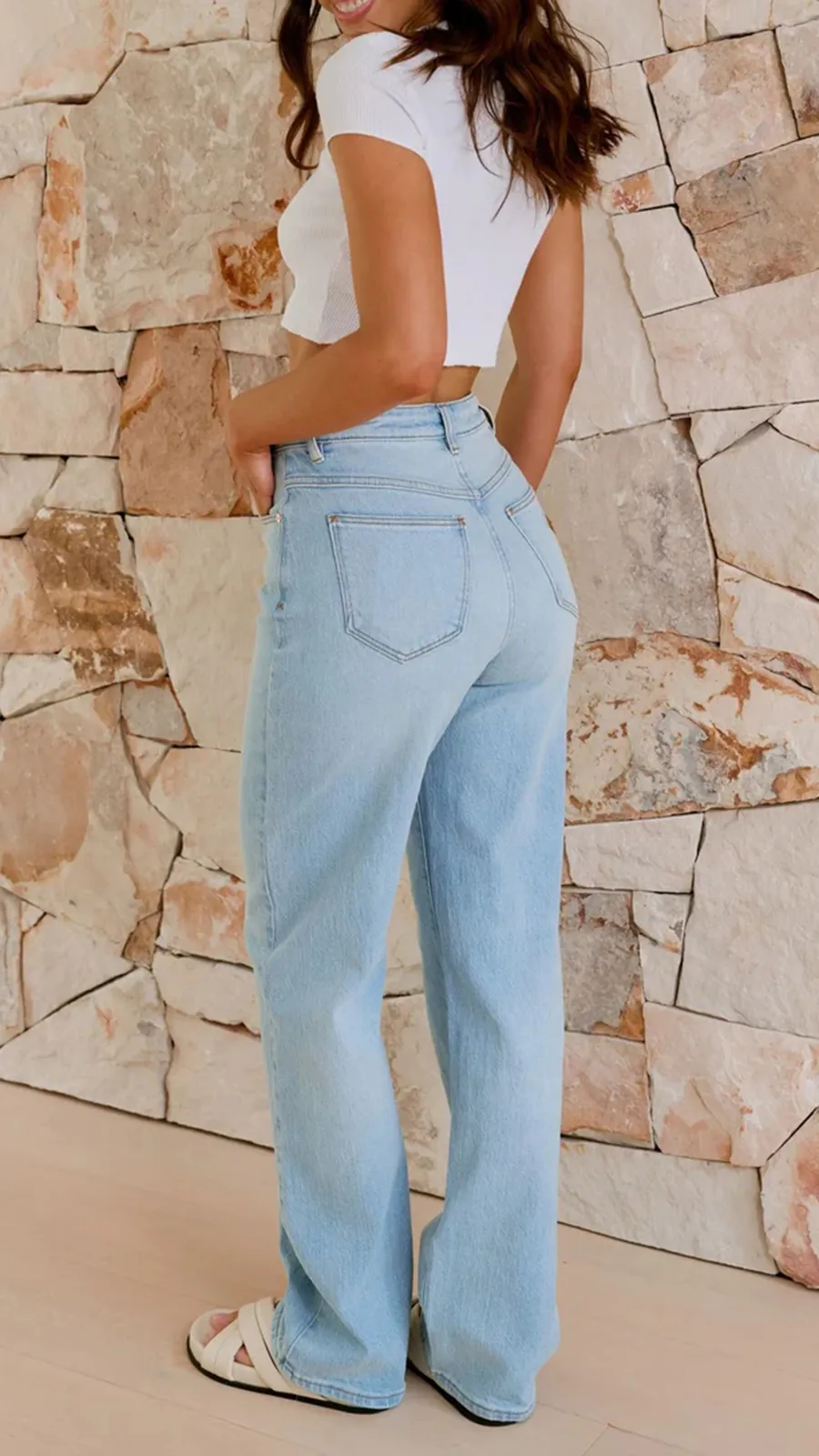 High Baggy Fit Jeans