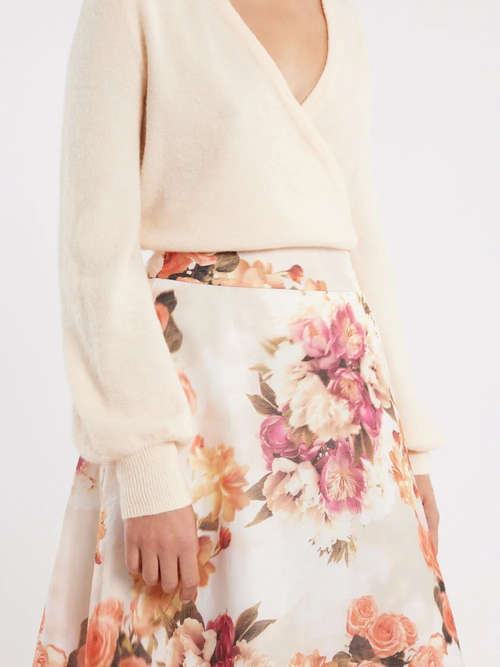 V Neck Long Sleeve Jumper