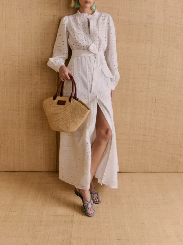 Long Embroidered Dress