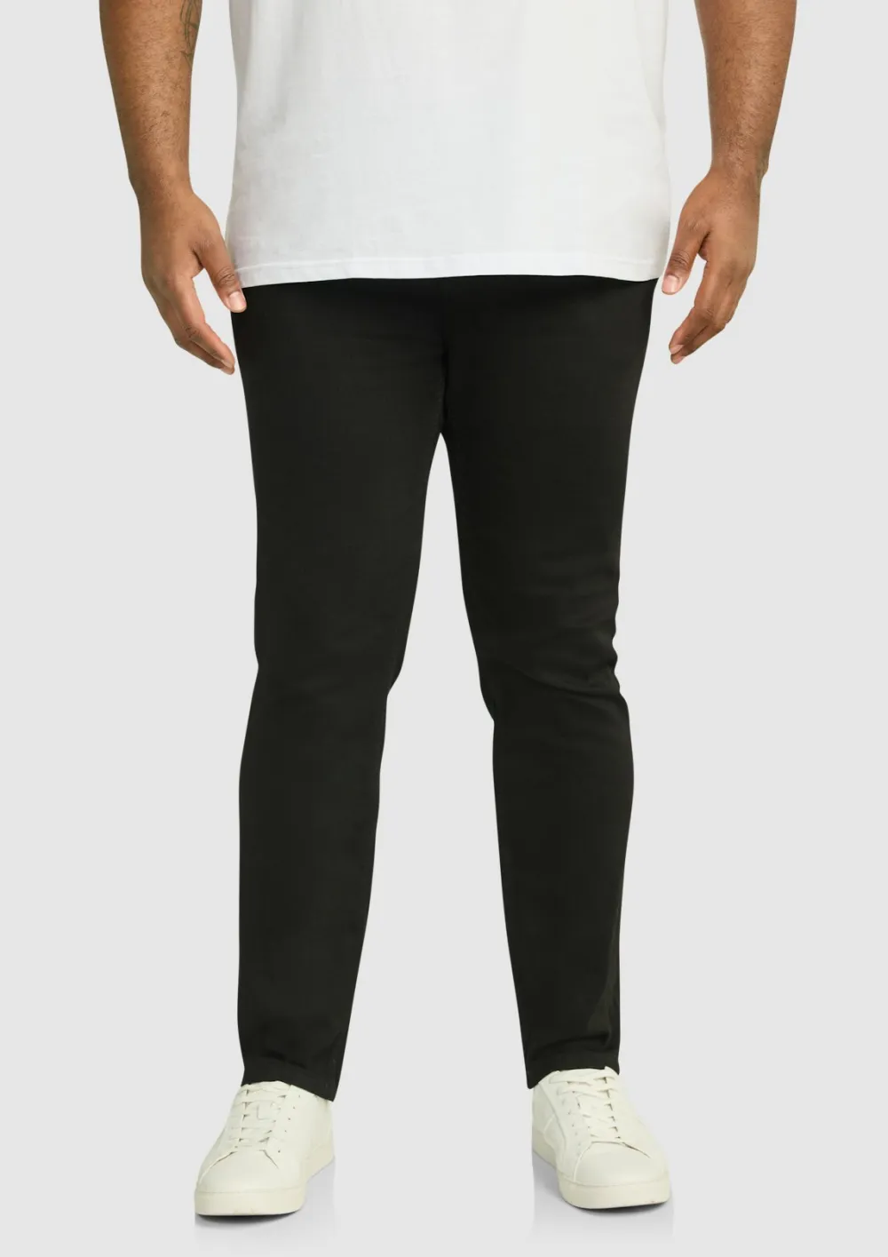 BLACK SUPERFLEX SLIM DENIM