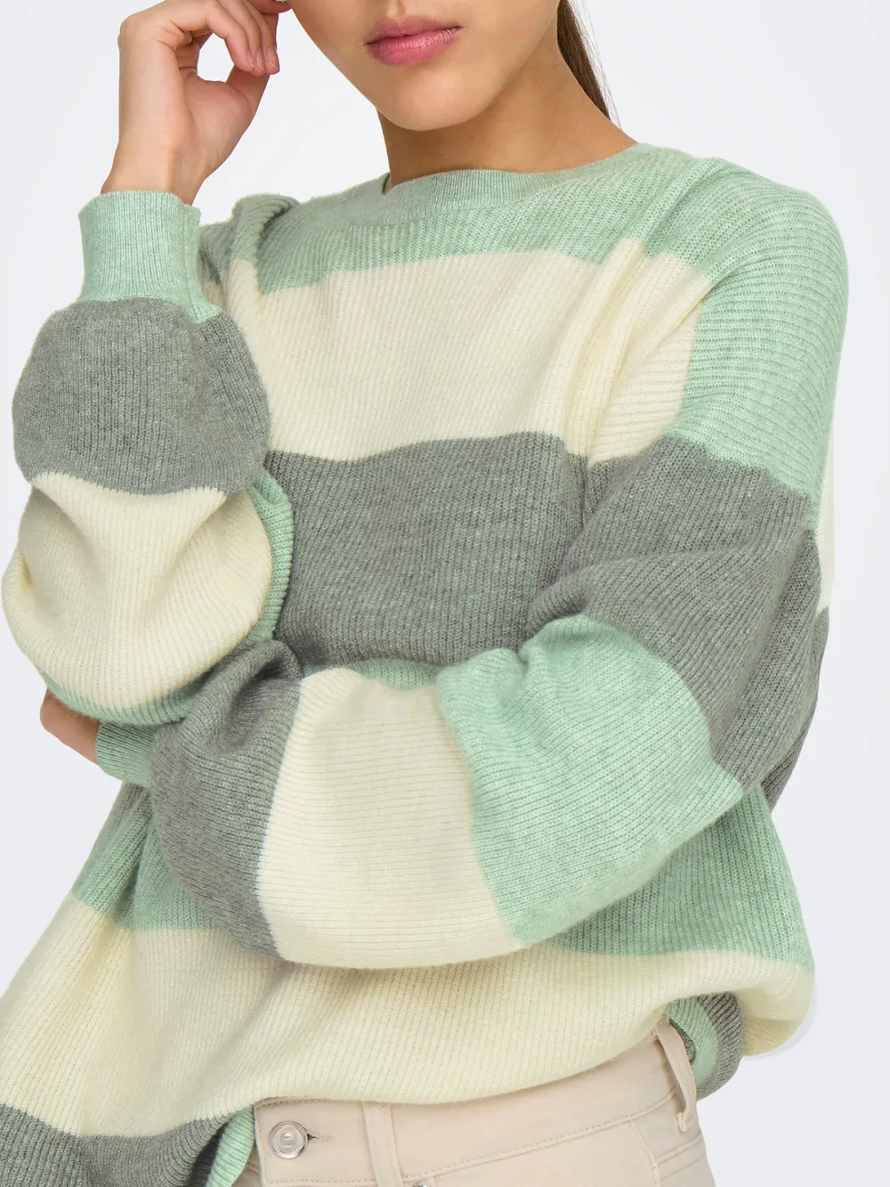 Soft Feel Crew Neck Sweater