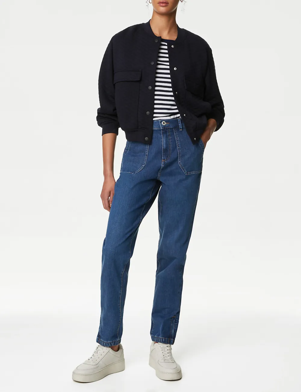 High Rise Clean Look Stretchable Jeans