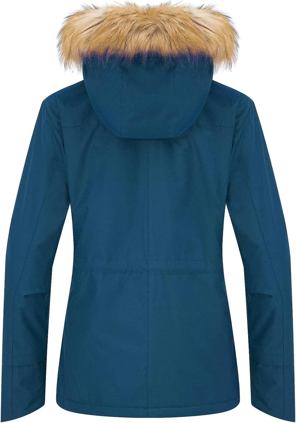 Women's Waterproof Ski Jacket Hooded Winter Snow Coat Mountain Snowboarding Jackets Insulated Fleece Parka