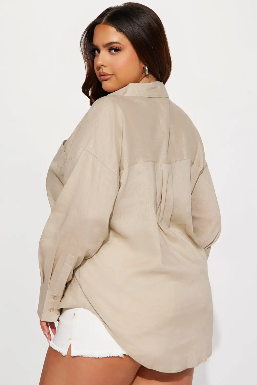 Always Simplistic Linen Shirt - Beige