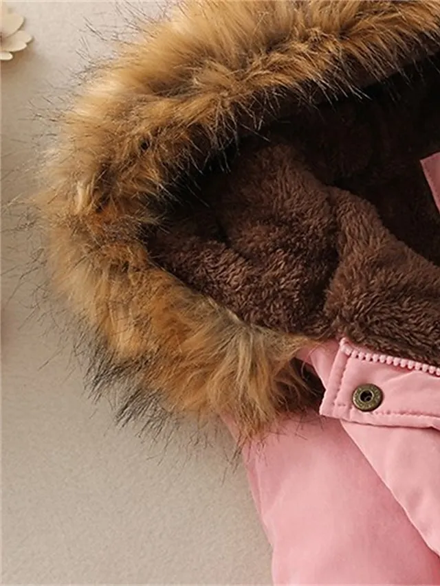 Women's Winter Coat Fleece Lined Parka Thermal Warm Windproof Puffer Jacket with Pocket Hooded Heated Jacket Fall Outerwear Drawstring Outdoor Street Fashion Casual Outerwear