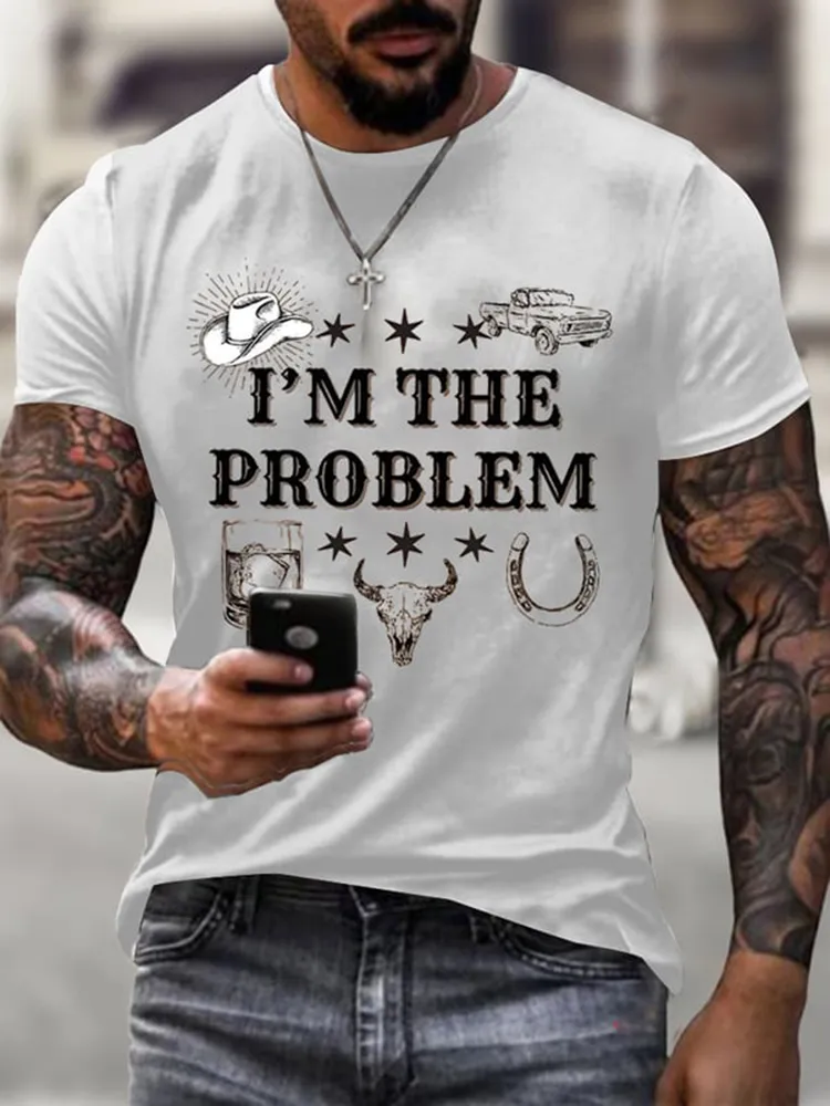 Men'S Shirt I'M The Problem T-Shirt
