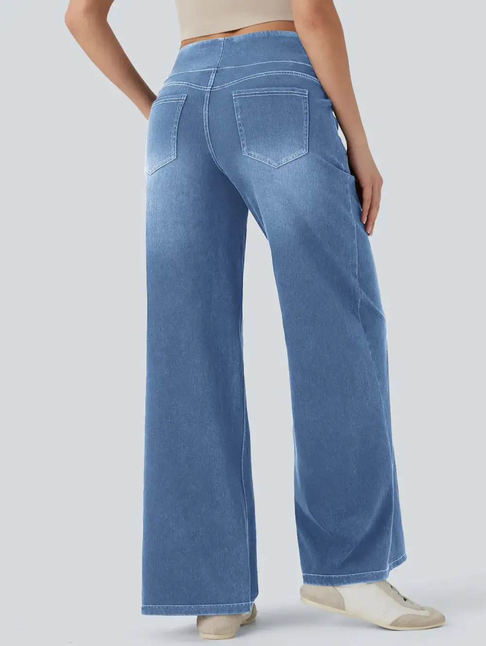 High Waisted Stretch Slim-Fit Jeans