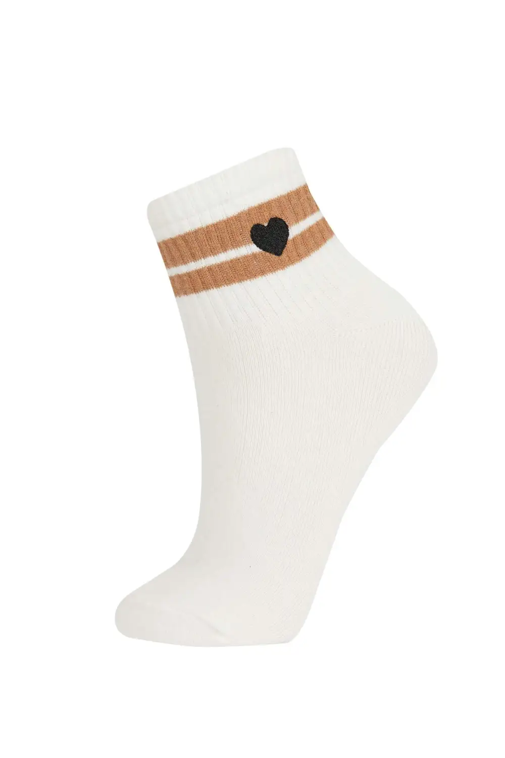Striped Athletic Socks Three-Piece Set