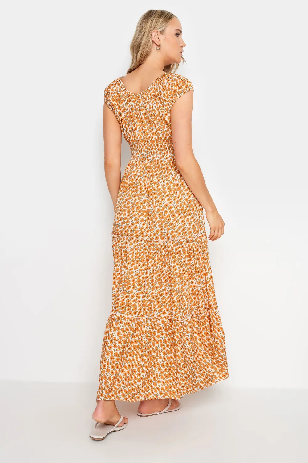 LTS Tall Yellow Sunflower Print Maxi Dress