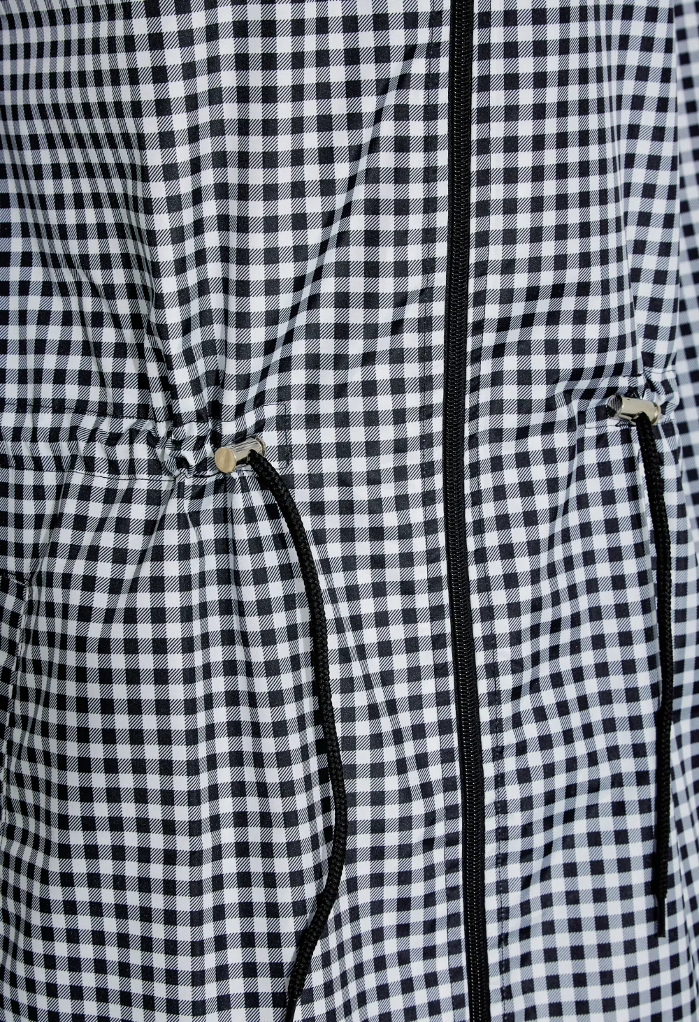 LTS Tall Black Dalmatian Print Pocket Parka