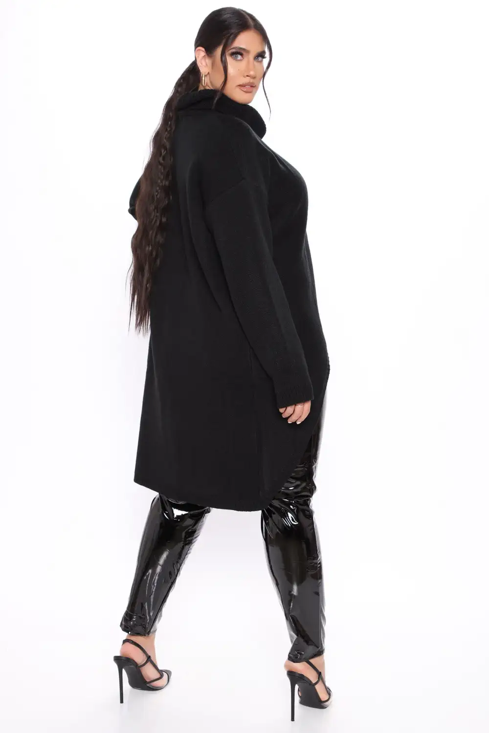 By My Side Turtle Neck Sweater - Black