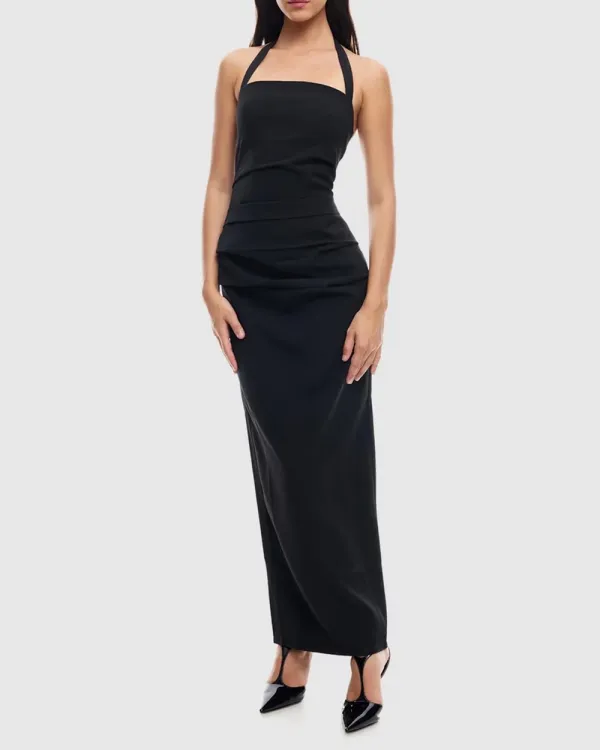 Halter Neck Sexy Maxi Dress
