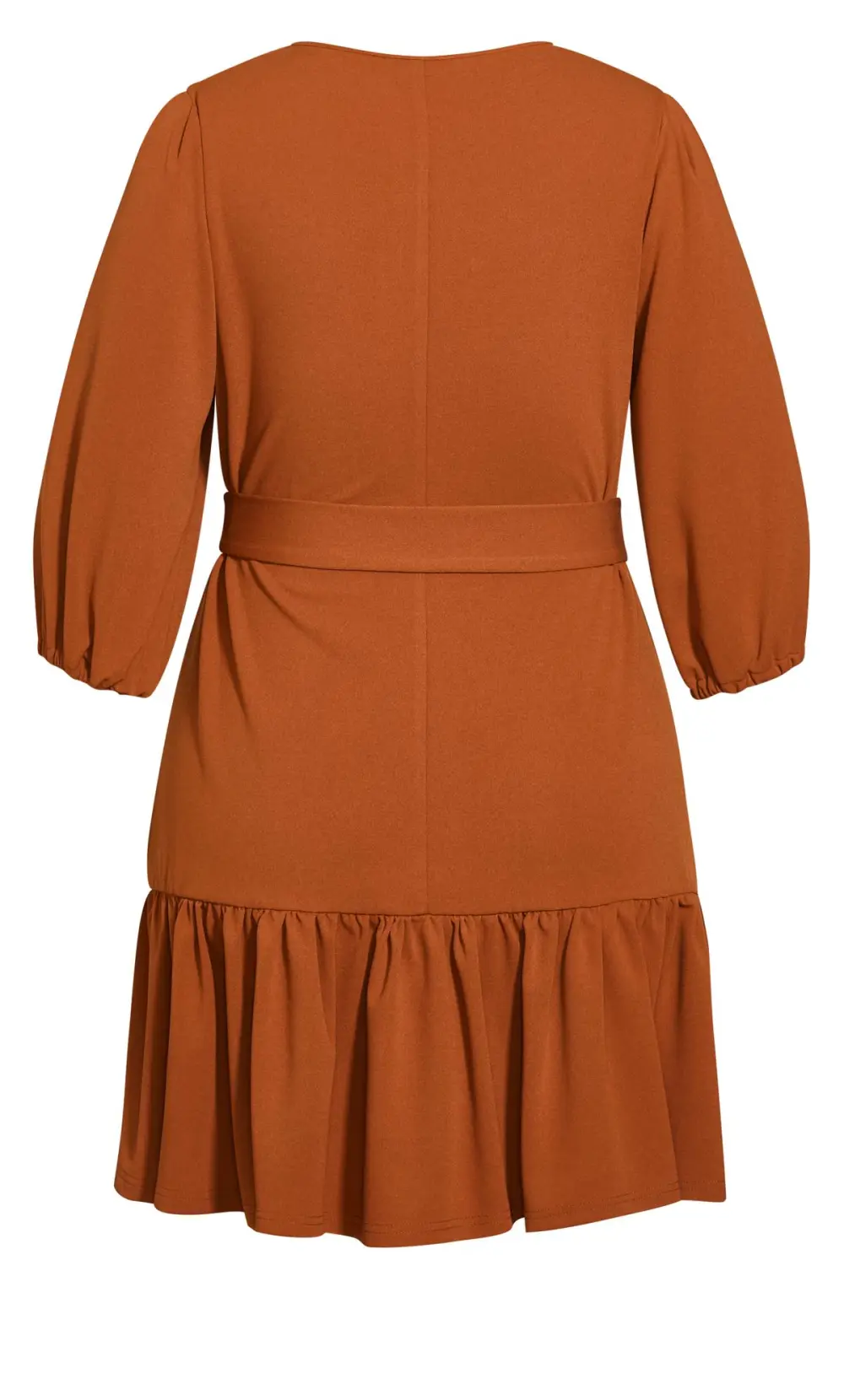 Evans Orange Love Me Knot Dress