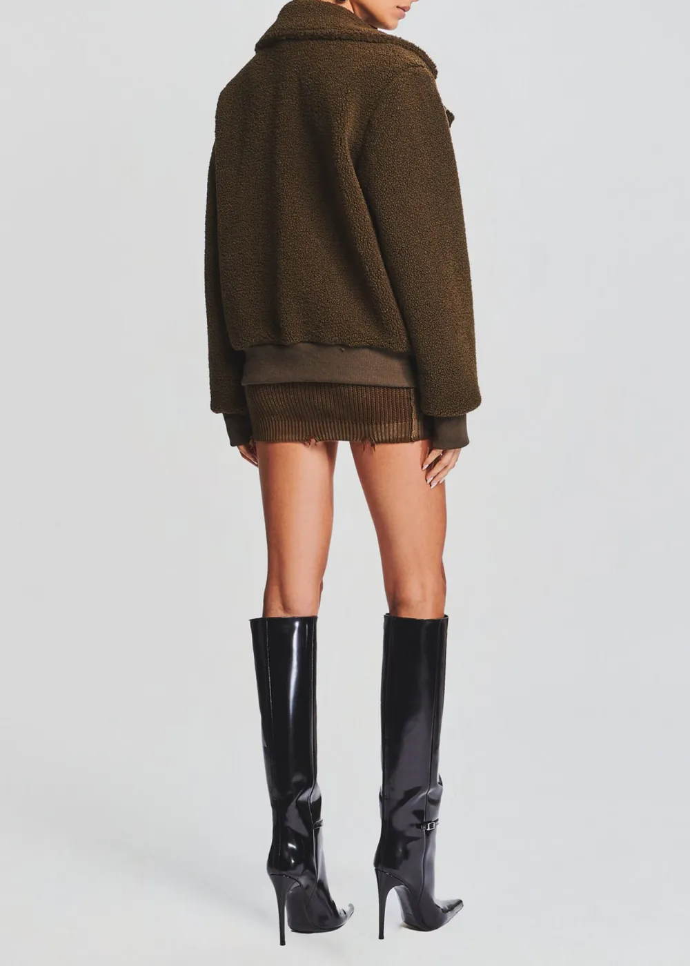 Soft Teddy Fabric Jacket