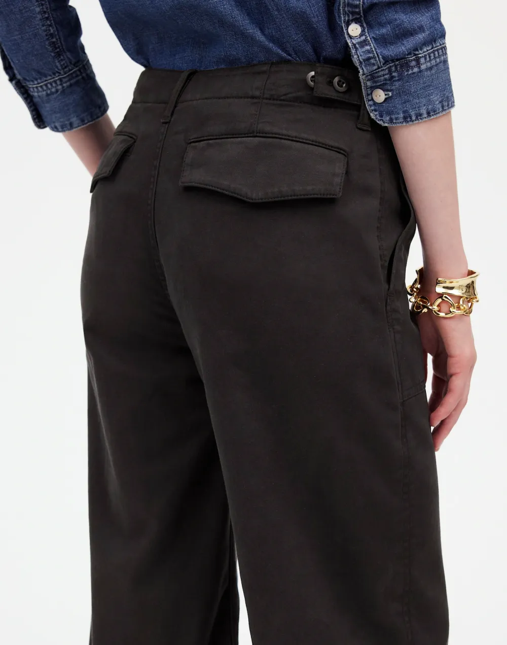Low-Slung Baggy Utility Pants