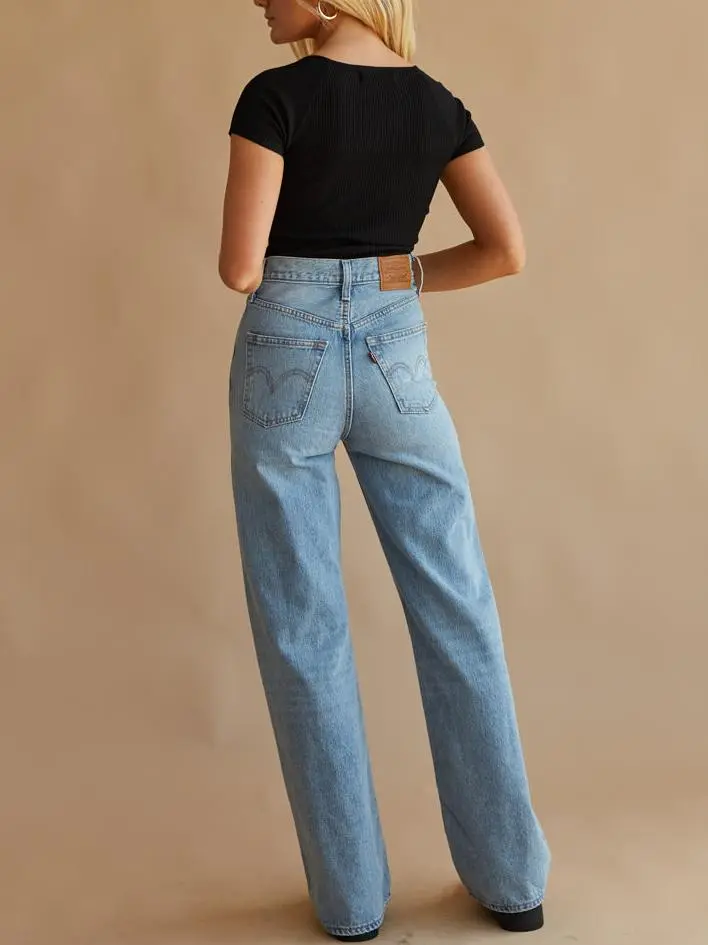Levi's Ribcage Wide Leg Jeans Far and Wide