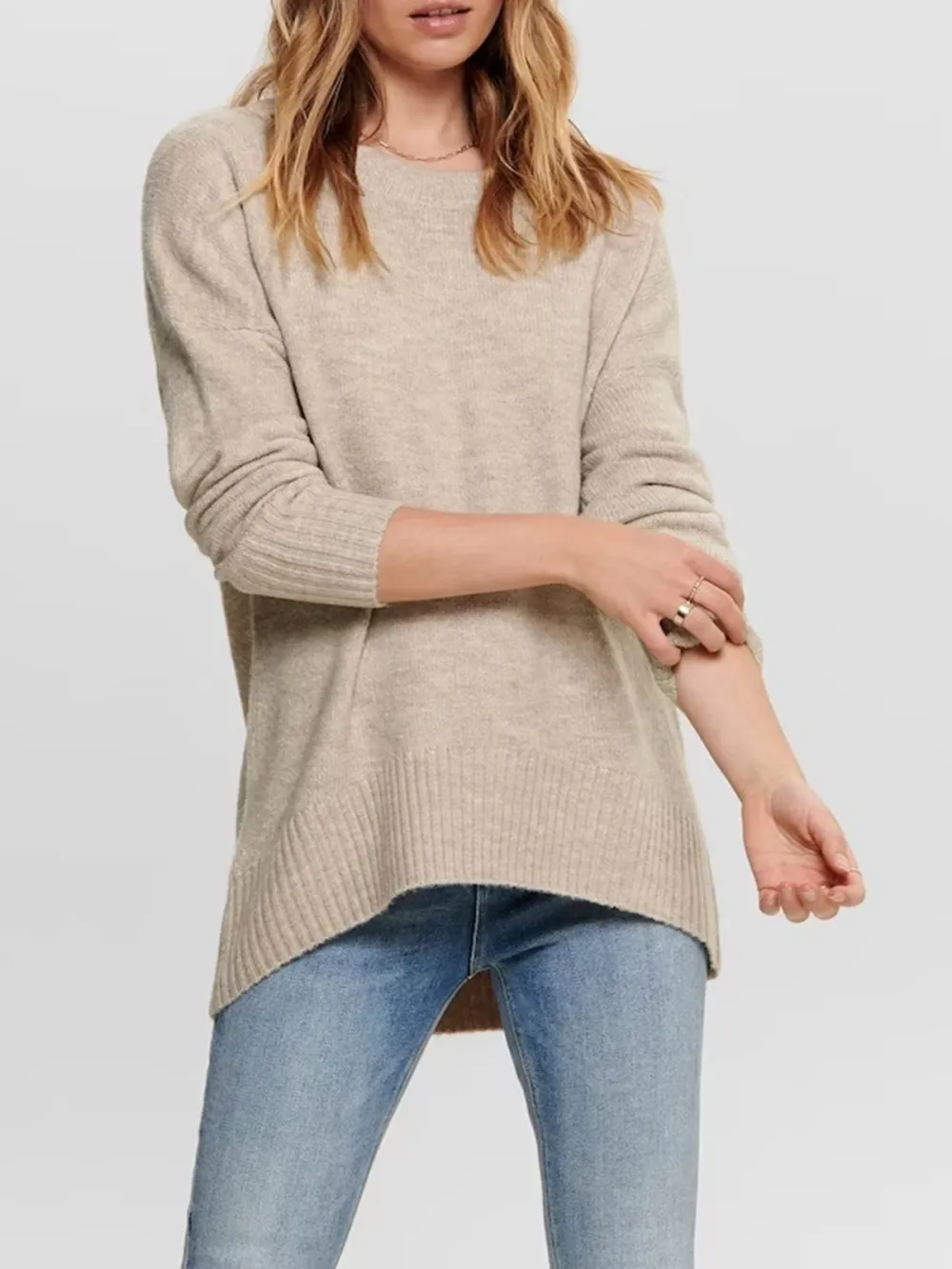Plain Colored Cotton Sweaters