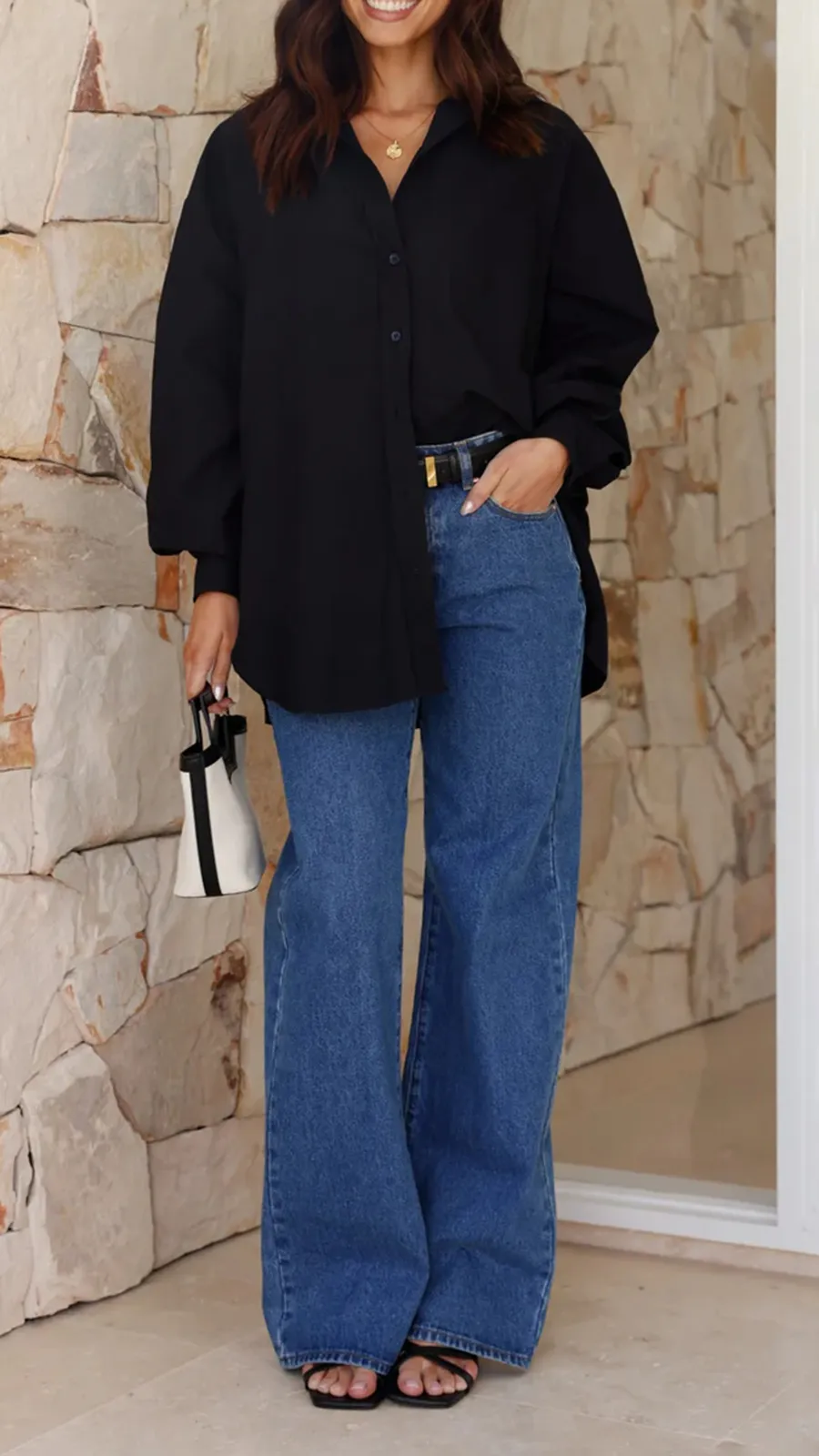 Oversized Button Up Shirt