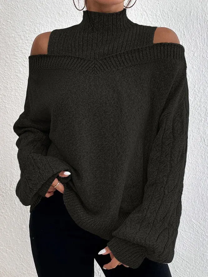 Casual Loose Tunic Sweater Knit Jumper