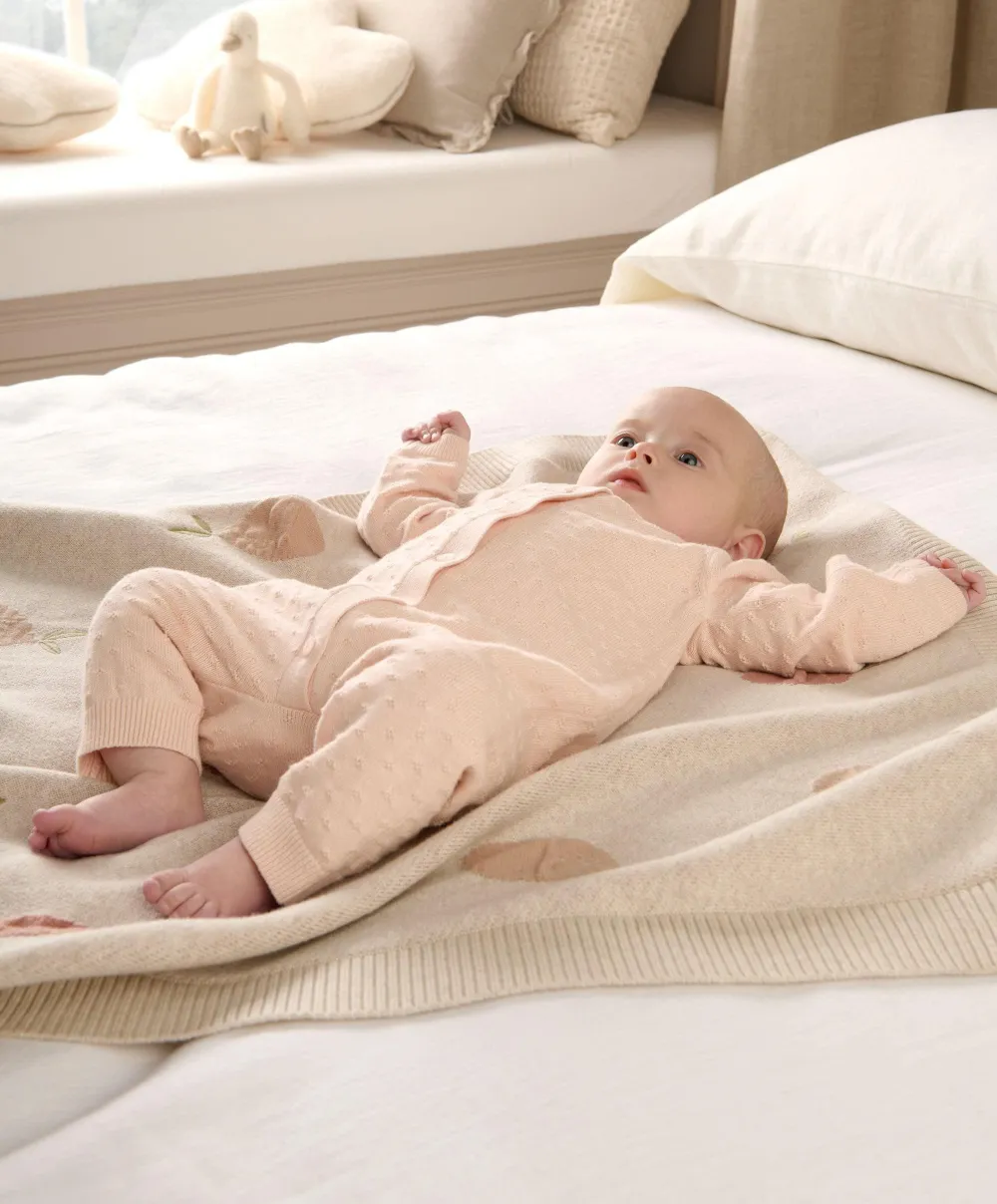 Knitted Romper - Pink