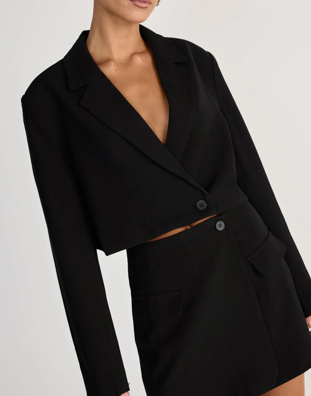 Cropped Business Casual Blazer