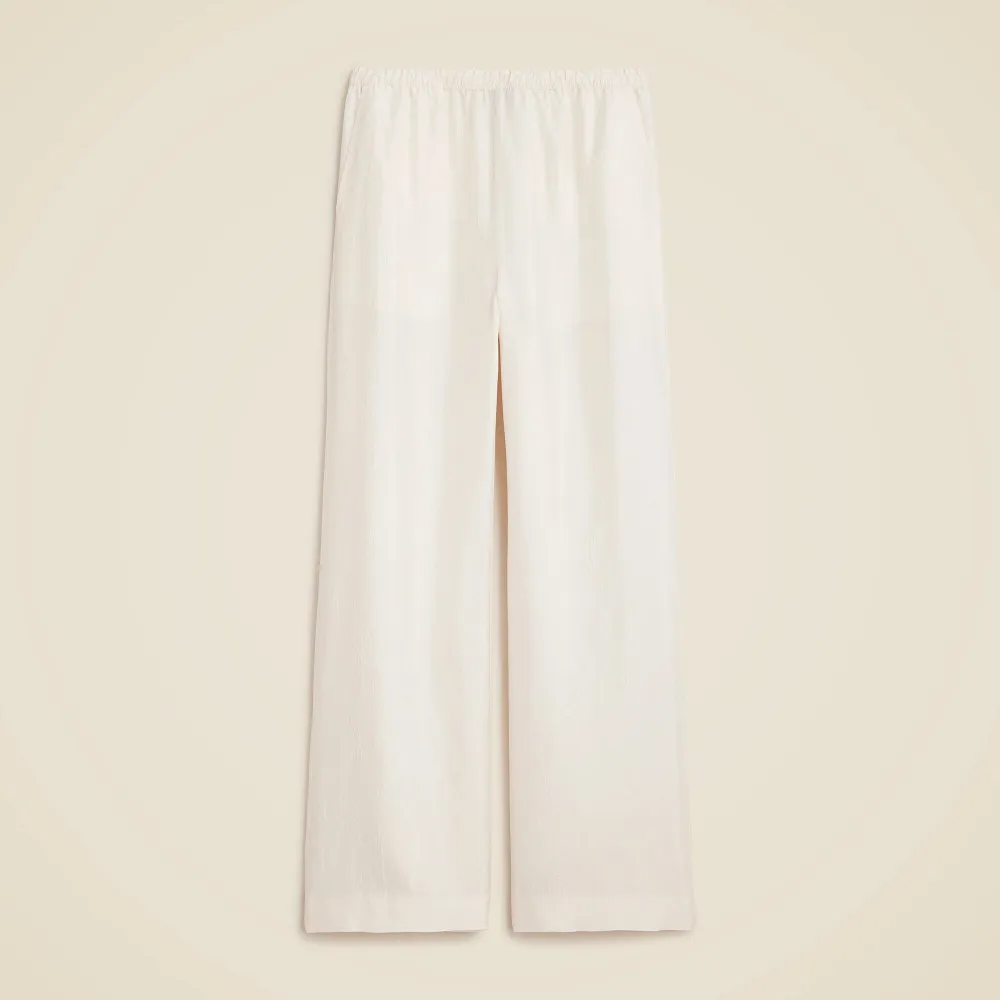 Stratus pant in textured satin
