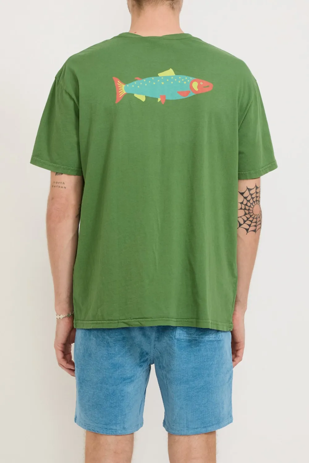 Hot Salmon Tee True Green