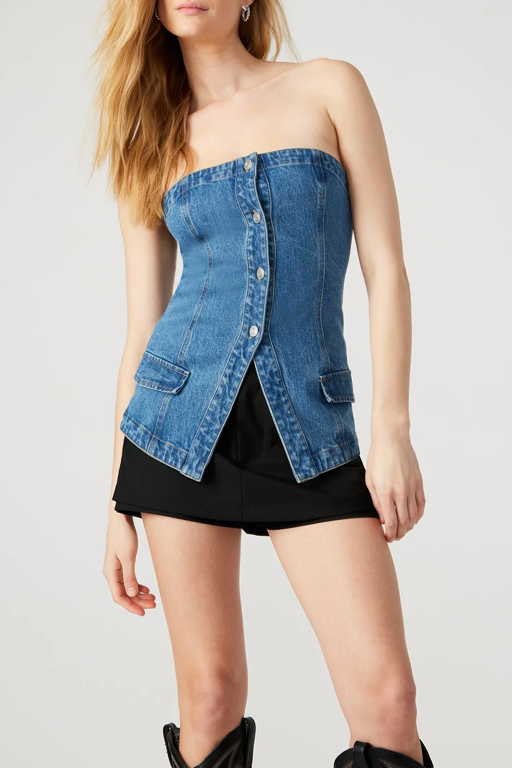 VENTURA DENIM TOP