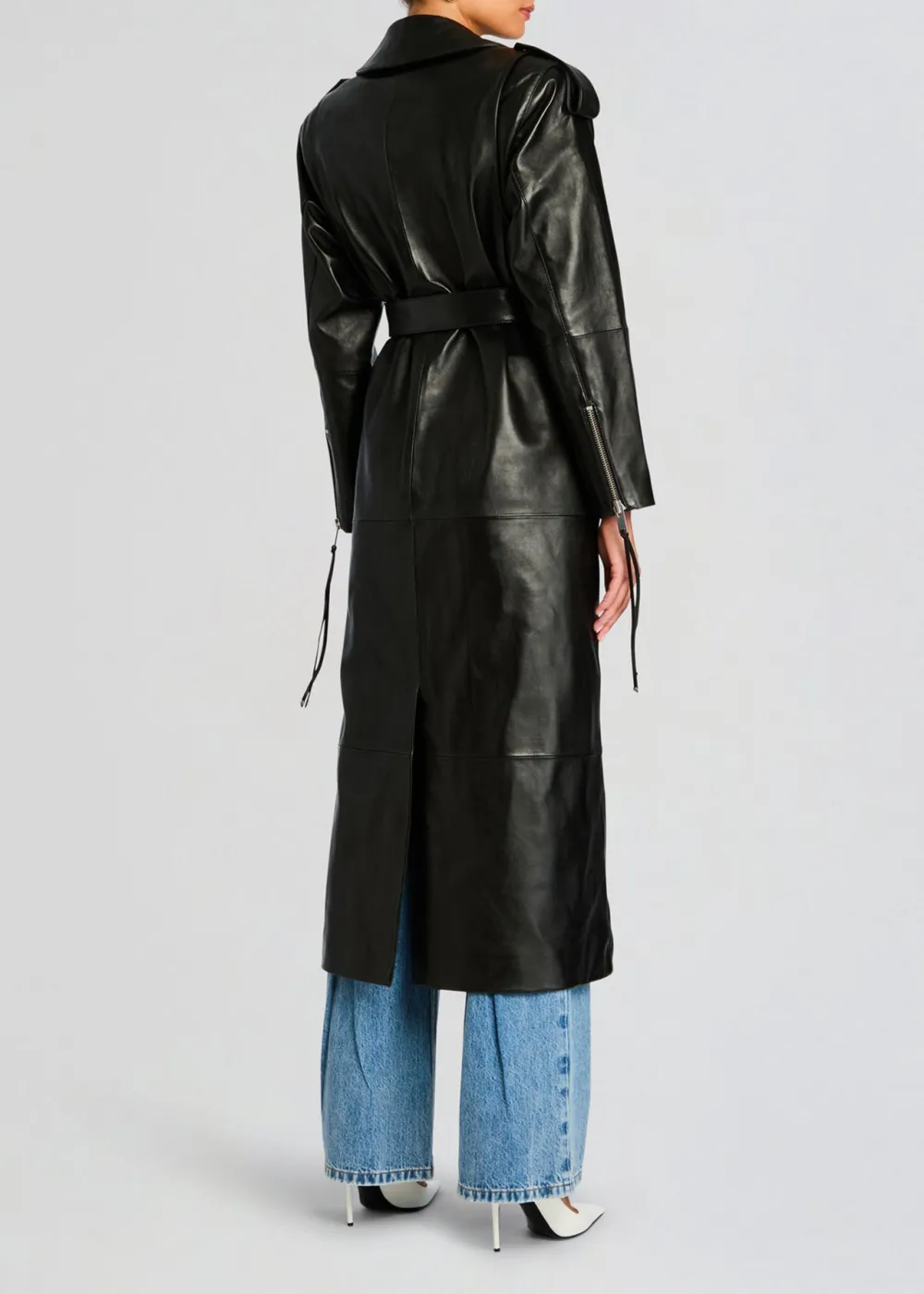 Leather Trench Coat