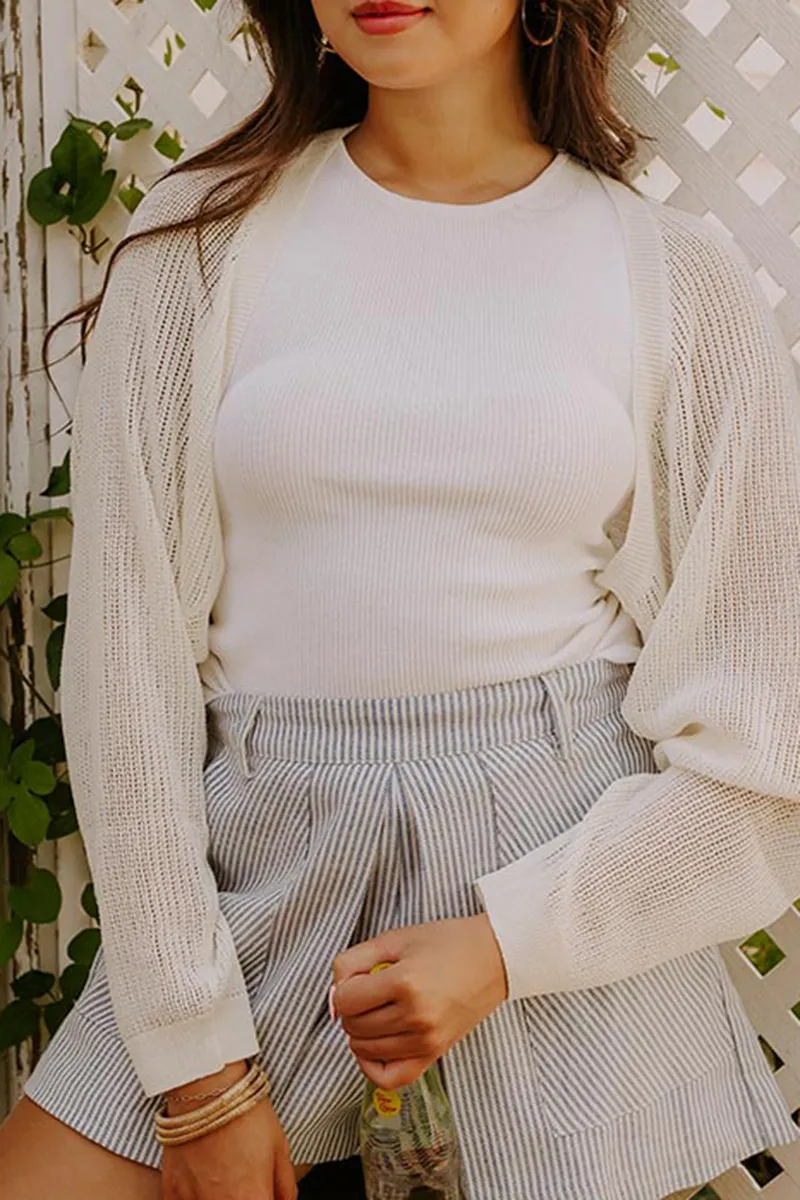 Fashionable And Versatile Solid Color Women's Coat