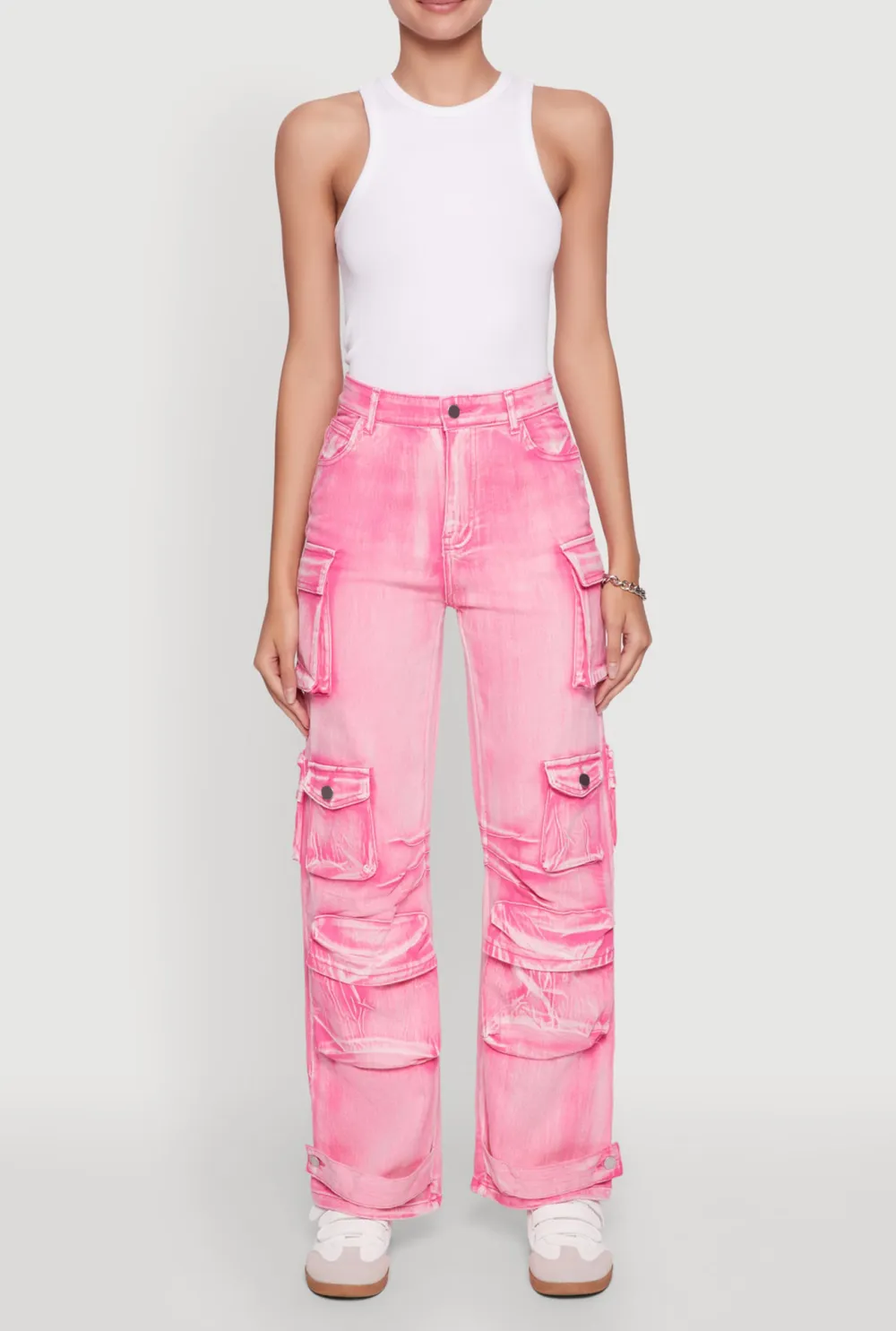 Solid Color Women's Jeans