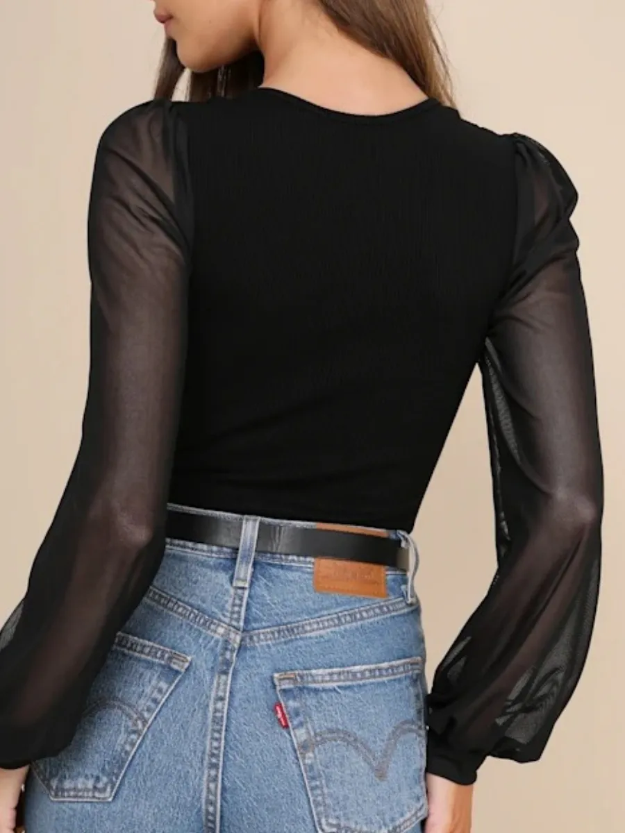 Sweetheart Neck Bodysuit