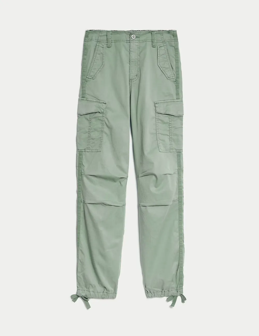 Straight Leg Trousers with Pocket