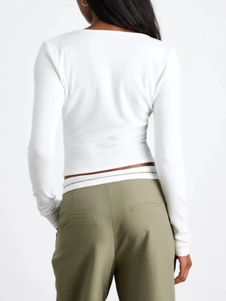 Twist Front Crop Top