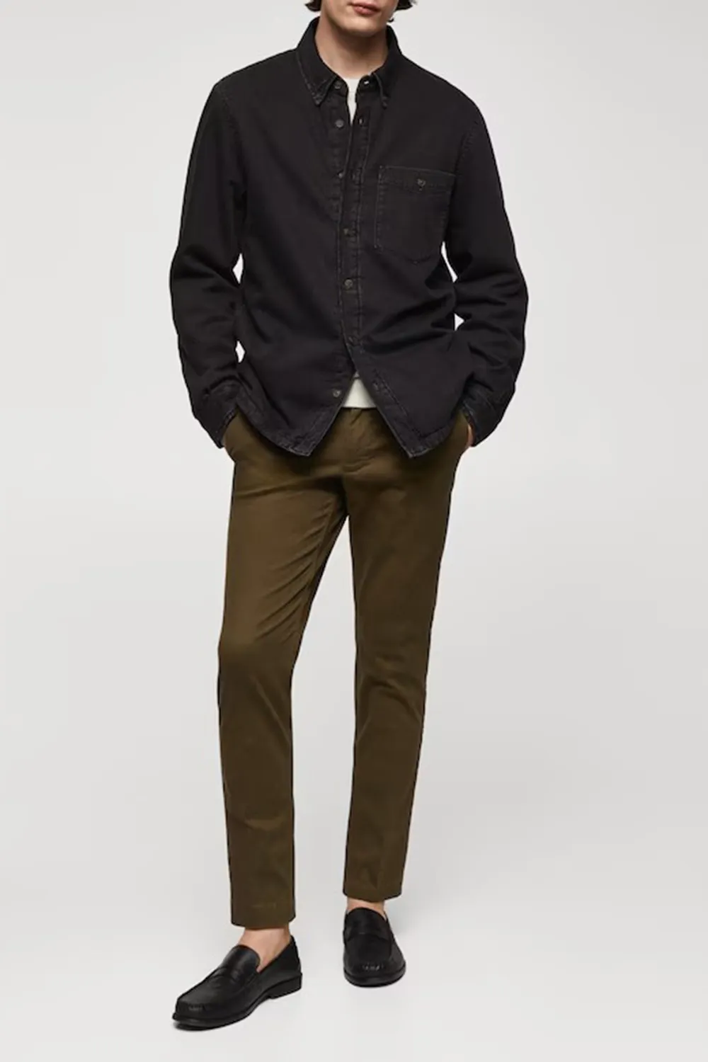 Quilted Denim Overshirt